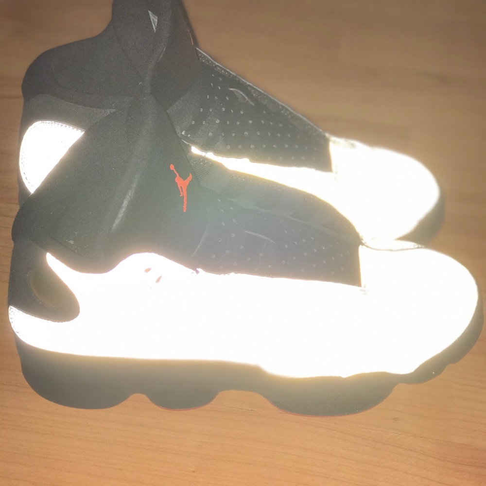 Reflecting Jordan 13s